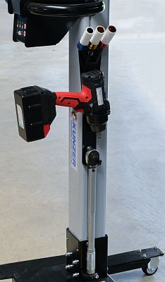 Kunzer Werkzeughalter für Radmutterneinsätze, Schlagschrauber und Drehmomentschlüssel, passend zu WK RMH65 und WK CVRMH65, WK RMH-WERKZEUGHALTER