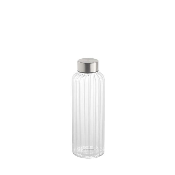 APS Trinkflasche EVERLINE - Glas, 0,4 Liter, Ø 6,5 cm, Höhe 19,5 cm, Schraubverschluss, 66950