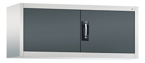 C+P Aufsatzschrank Acurado, H500xB1200xT400mm, Farbe: Lichtgrau / Anthrazitgrau, Muldengriff, 9464-000 S10236