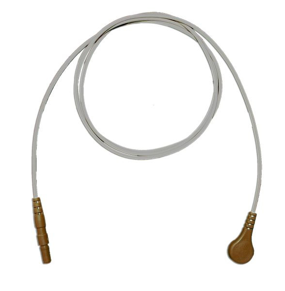 Golmed LZ-EKG-Adapterleitung mit Druckknopf, braun, 60 cm, 1-6-1,5 BR