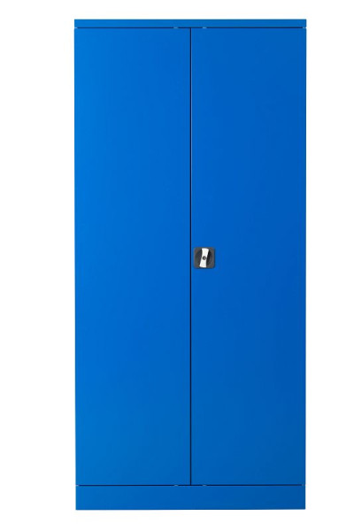 Gürkan Flügeltürenschrank, 42 x 92 x 195 cm, Enzianblau, Fachboden Stück 4, FLC.19/N, 109923