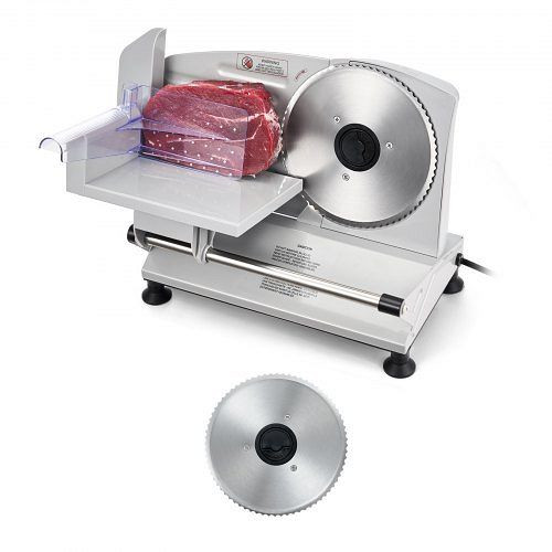 VEVOR Fleischschneider 150W, 17cm Klinge, 0–15 mm einstellbare Dicke, für gefrorenes Fleisch, Schinken, Steak, DRQPJJYKBZD6VTSNK001V2