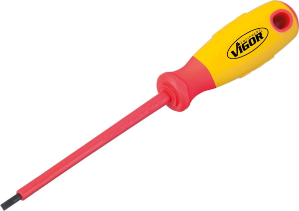 VIGOR VDE Schlitz-Schraubendreher, Schlitz Profil, 0.5 x 3 mm, V2028