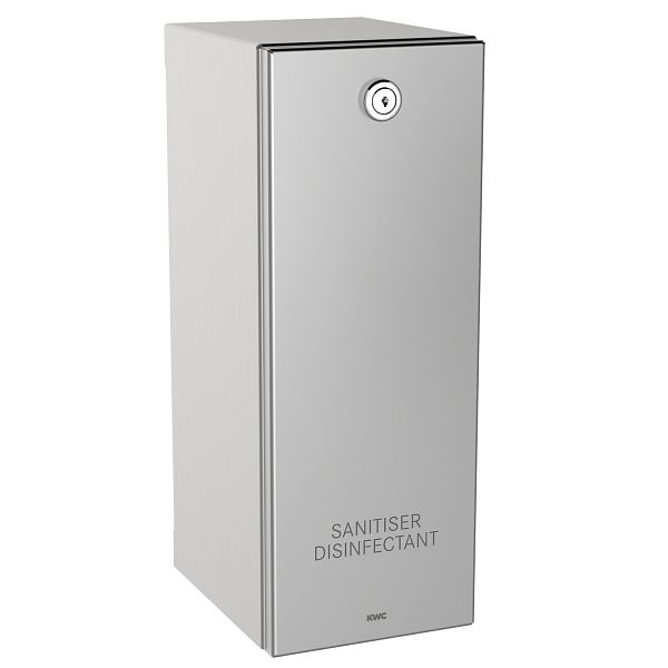 KWC Desinfektionsmittelspender, RODAN, Edelstahl, Aufputz, 116x320x142 mm, 2030062579