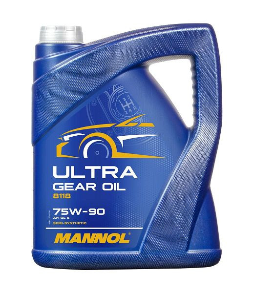 MANNOL 8118 Ultra Ganzjahresgetriebeöl 75W-90 GL-5, VE: 5 l, MN8118-5