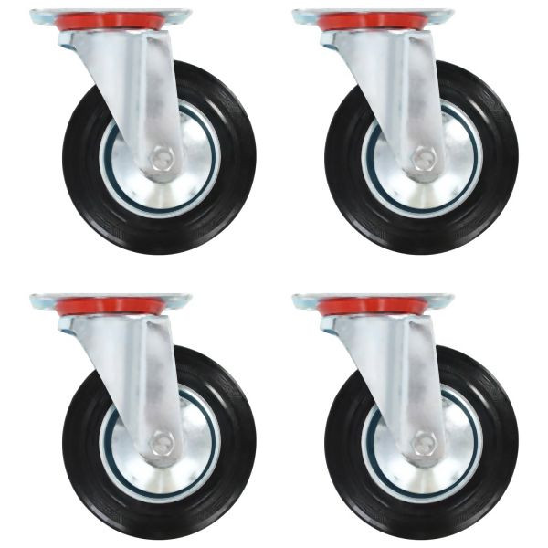 vidaXL Lenkrollen, Verpackungseinheit: 4 Stück 160 mm, 143451