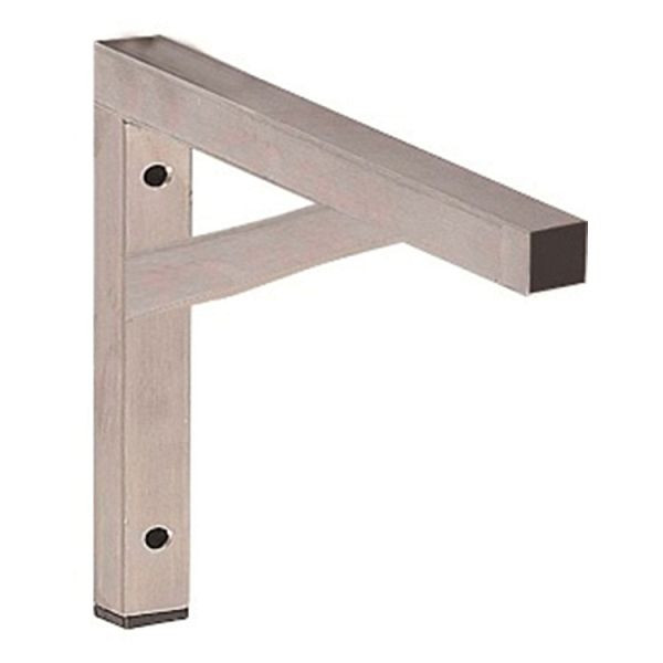 Gastro-Inox Wandhalterung aus Edelstahl AISI 430 (40x40 mm) für Arbeitsplatte 700 mm, 301.098