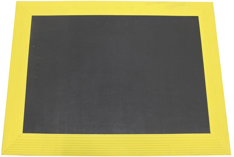 Ergomat Bubble Down Anti-Ermüdungs-Matte mit gelben Kanten, Länge 270 cm, Breite 60 cm, BD60270-YB