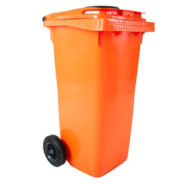 STEIN HGS Container mit Glasrosette, orange, 120 Liter, 83713.0001