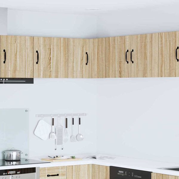 vidaXL Küchenhängeschrank Sonoma-Eiche 57 x 57 x 40 cm Holzwerkstoff, 884957