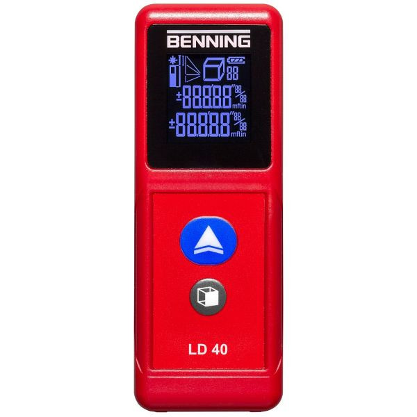 Benning LD 40 Laser-Entfernungsmessgerät, Messbereich: 0,05 - 40 m, 050500