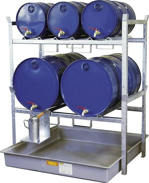 Cemo Faßregal 800 mit Fassauflage, 2x200, 7672, 4052886119655