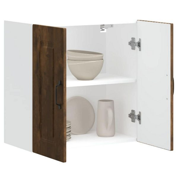 vidaXL Küchen-Hängeschrank Kalmar Räuchereiche Holzwerkstoff, 853582