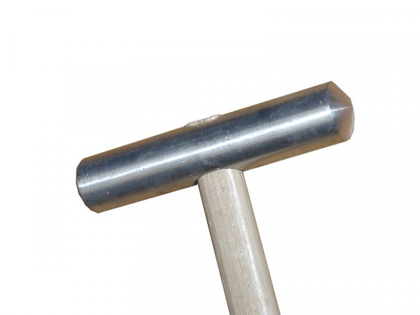 DINOSAURIER Alu-Treibhammer Flach/ballig (Ausbeulhammer), eine Seite flach eine Seite spitz ballig, Hickory Stiel, HH 671 ALL2