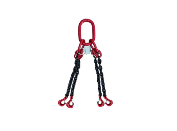 Schake Kettengehänge 4-strang, 8 mm, Länge: 2,0 m, 54620H-8