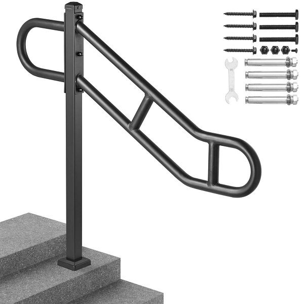 VEVOR 1029mm Geländer Treppengeländer Handlauf Treppe Brüstung 1-3 Stufen 113kg, LZKFSHS405INENIH7V0