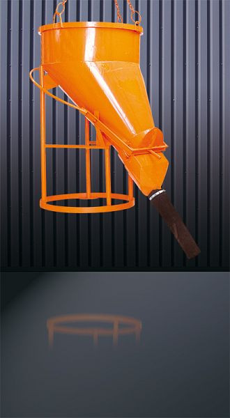 Eichinger Betonsilo 1023.3, 250l, Angeschweißte Kette, Hebelverschluss, Auslauf Ø 200 mm, 10230300400000