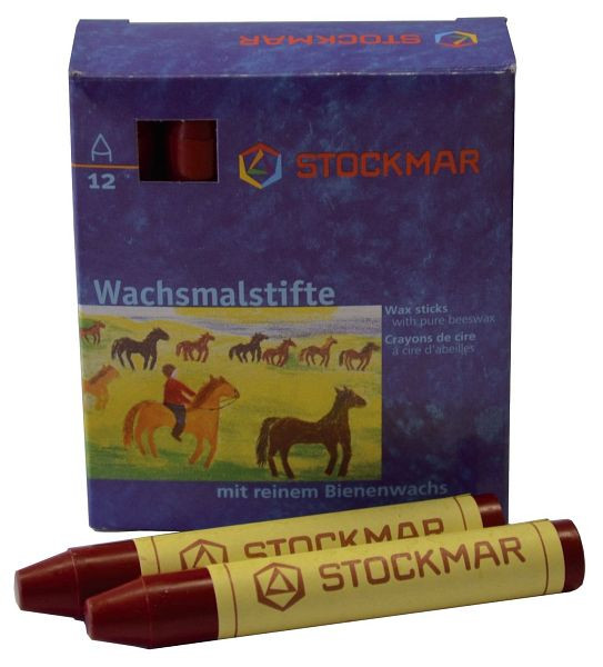 Stockmar Wachsmalstifte - karmin, VE: 12 Stück, 330-01