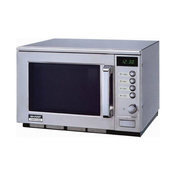 SHARP Mikrowelle R-25AM, 2100 Watt Mikrowellenleistung, 5 manuelle Leistungsstufen, 101.205