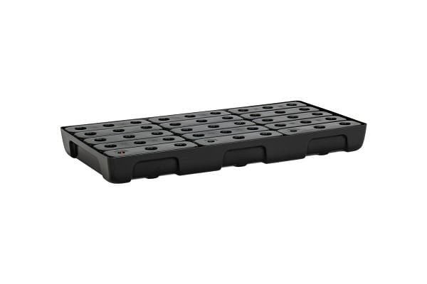 Cemo PE-Kleingebinde-Regalauffangwanne 100 x 50 mit Rost / 27 l, 11732