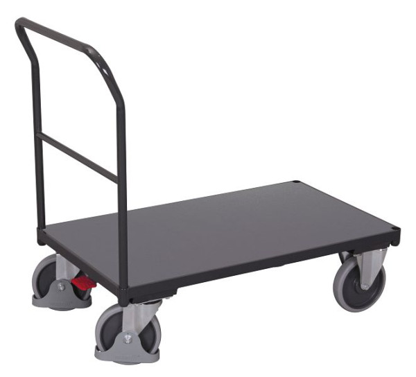 VARIOfit Schiebebügelwagen, Ladefläche: 1.230 x 800 mm, RAL 7016 anthrazitgrau, sw-800.100/AG