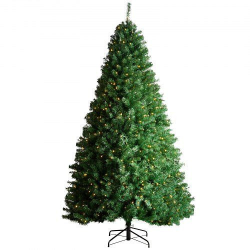 VEVOR Weihnachtsbaum 2,28m künstlich Tannenbaum Christbaum 550 LEDs 1346 Spitzen, RZSDSRZSDSDSARCDDV2
