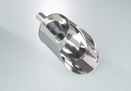 DENIOS Edelstahlschaufel 1.4301, Inhalt 1000 ml, Ø 100 mm, 281766