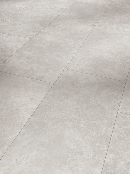 Parador Laminat Trendtime 5 Beton Ornament hellgrau Steinstruktur 4-seitige V-Fuge, VE: 5 Stück, 1743597