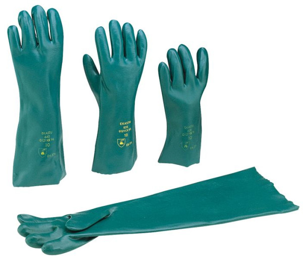 EKASTU Safety Chemikalien-Schutzhandschuhe, Größe 9, 28 cm lang, VE: 1 Paar, 381629