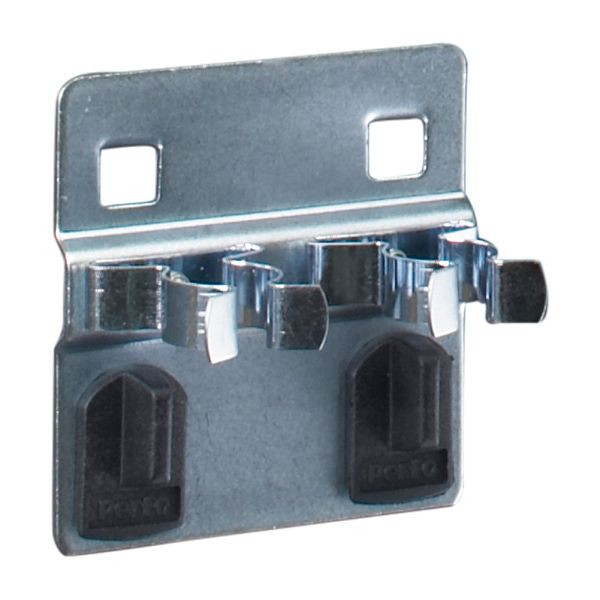 bott perfo Werkzeugklemme 2fach 16-19 mm, mit perfo Doppelaufnahme BxTxH: 60x32x60 mm, verzinkt, VE: 5 Stück, 14013081
