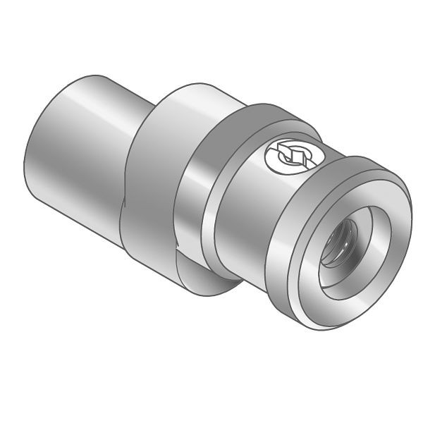 KWC Anschlussverschraubung, F3, DN15, absperrbar, poliert verchromt, VE: 2 Stück, 2030041416