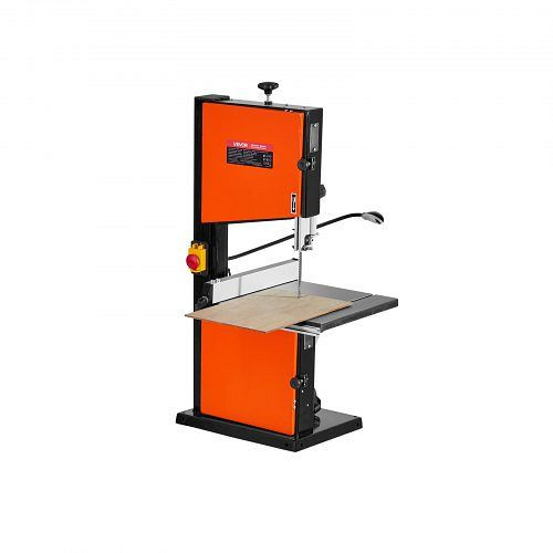 VEVOR Bandsäge, 254 mm Schnittbreite, 373-W Motor, 160 mm Schnitthöhe, Gusseisentisch, Arbeitsleuchte, Anschläge, TS05HPSS10INGDAGR001V2