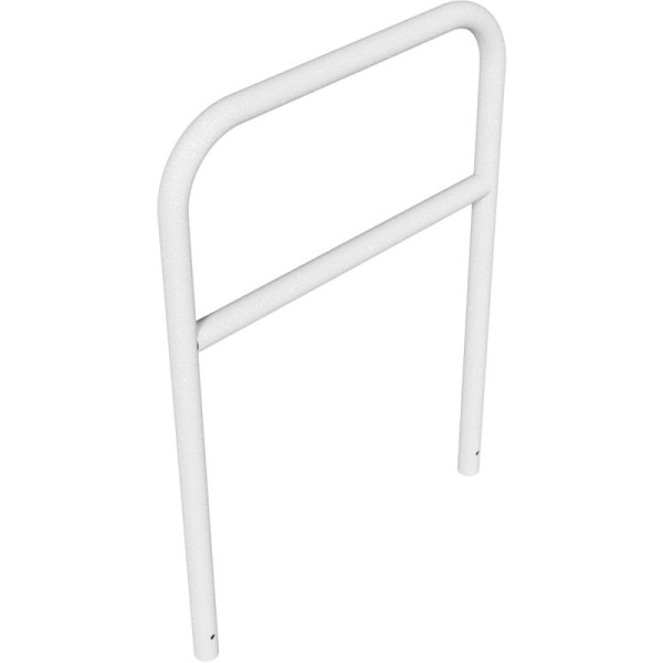 Stein HGS Anlehnbügel/Absperrbügel -Sylt-, 1400mm/1000mm, ohne Farbe, mit Querholm, Bügel: Ø 60 mm, 21950