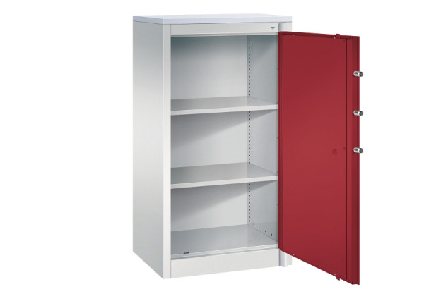 C+P Feuerschutzschrank Certos, H1226xB650xT500mm, 7035/3003, 1160-000 S10247