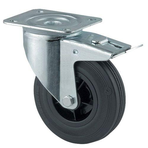 Rollcart Lenkrollen mit Doppelstop, Tragkraft: 100 kg, 28-1120