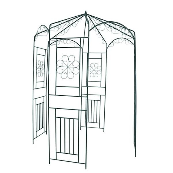 vidaXL Rosenpavillon 250 cm Dunkelgrün, 40269