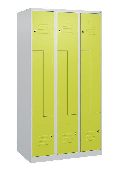 C+P Z-Spind Classic PLUS, 6 Abteile, 1700x900x500mm, 7035/0024, Zylinderschlösser, 0800037-306 S10027