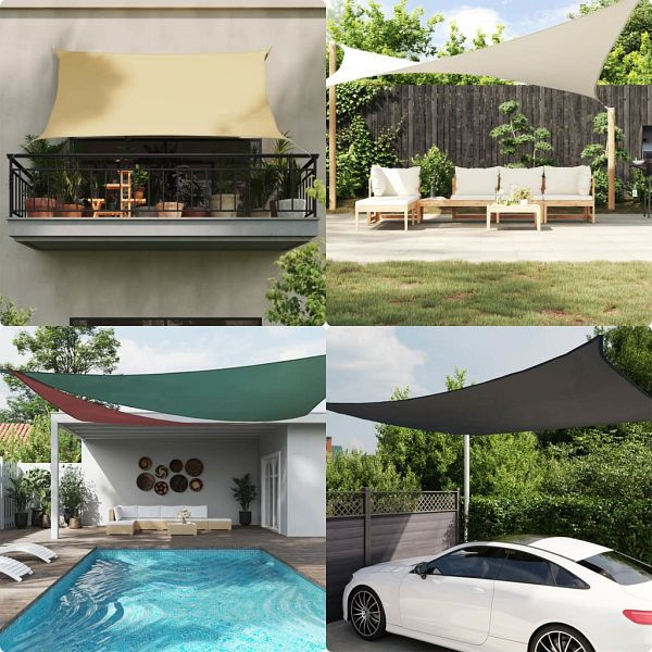 vidaXL Sonnensegel Oxford-Gewebe Quadratisch 6x6 m Terrakottarot, 135362