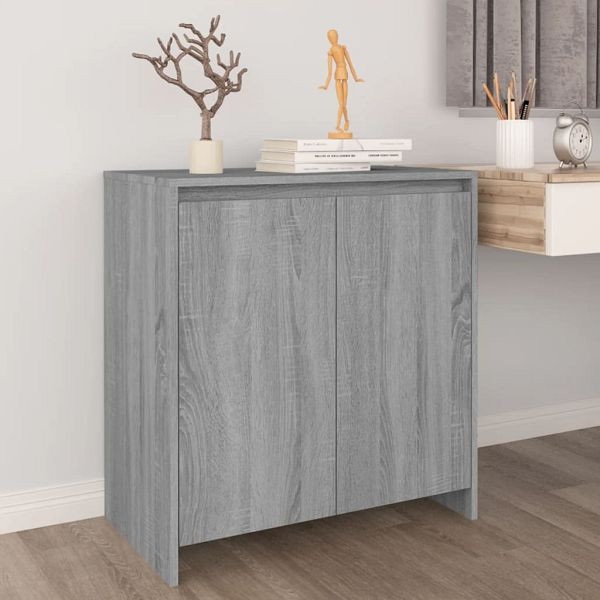 vidaXL Sideboard Grau Sonoma 70x41x75 cm Holzwerkstoff, 813003