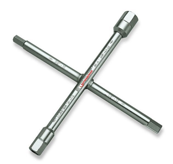 Rothenberger Sanitär-Kreuzschlüssel,3/8-1",10-fach-Funktion, 351043
