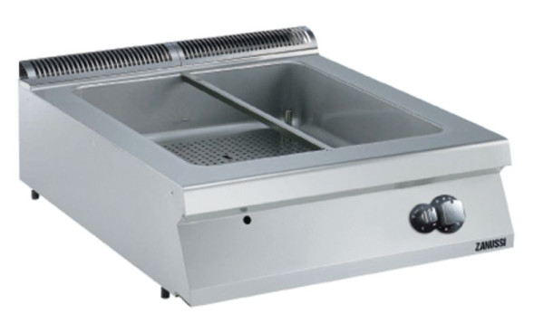 ZANUSSI Gas-Bain-Marie GWB9 / 1B-GN2/1-T, Tischgerät, für GN 2/1-150, 406392110