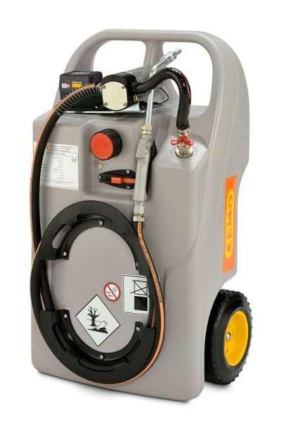 Cemo Schmierstofftrolley 60 Liter CAS ohne Akku + Ladegerät, 11868