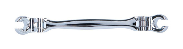 KS Tools Offener Doppel-Ringschlüssel 8x9 mit Doppelgelenk, 518.0527