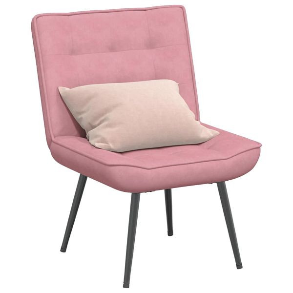 vidaXL Relaxsessel Rosa 64x74x84 cm Samt, 4012320, 8721102928161