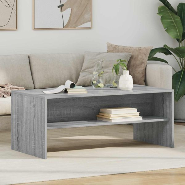 vidaXL Couchtisch Graues Sonoma 100 x 50 x 40 cm Holzwerkstoff, 8000289