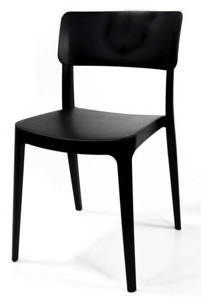 Deskin Stapelstuhl PLANA DV, Dekor: Schwarz, BxHxT: 460 x 820 x 500 mm, 348698