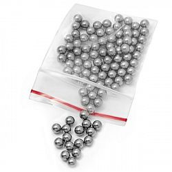 OHAUS Edelstahlperlen, 5 mm, für Tiergewebe, 83041298