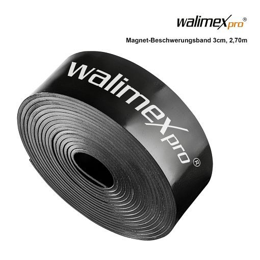 Walimex pro Magnet-Beschwerungsband 3cm, 2,7m, 22480