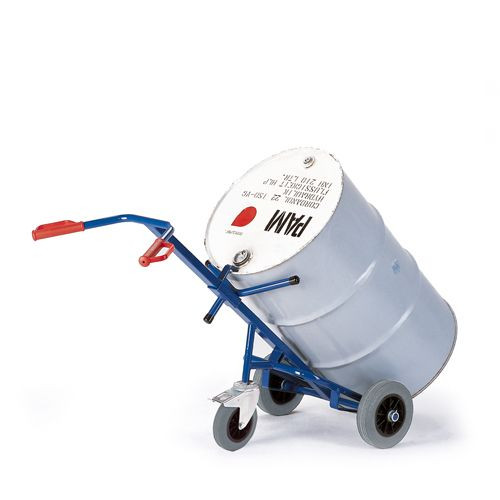 Rollcart Fasskarre 1 Stützrad (700x600), Tragkraft: 250 kg, Vollgummi, 18-3331