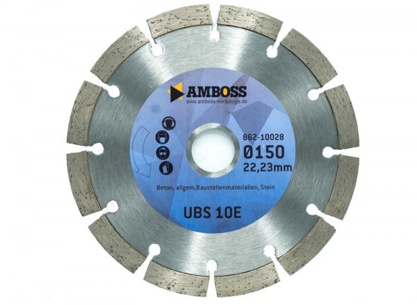 Amboss Werkzeuge UBS 10E Diamant Trennscheibe 125 x 2 x 22.23, 862-10021